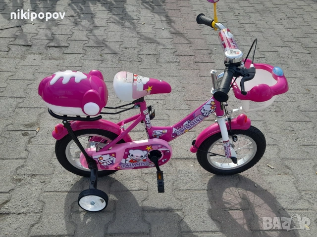 MONI Велосипед 12" 1282 розов, снимка 10 - Велосипеди - 53759040