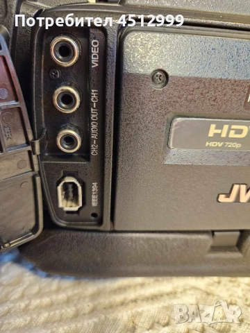 Видеокамера JVC GY-HD200 - HDV 720p MiniDV, снимка 7 - Камери - 52100267