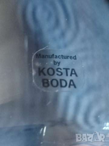 нов вносен шведски стъклен свещник Kosta boda, снимка 3 - Декорация за дома - 45036606