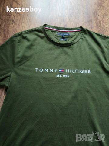 Tommy Hilfiger - страхотна мъжка тениска КАТО НОВА XL, снимка 5 - Тениски - 53950469