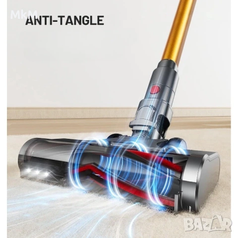 Всмукателна мощност 45000Pa/550W: Безжичната прахосмукачка Kissof S17 e, снимка 2 - Прахосмукачки - 53215727