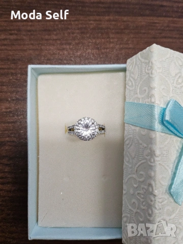 Сребърен пръстен, снимка 5 - Пръстени - 53441346