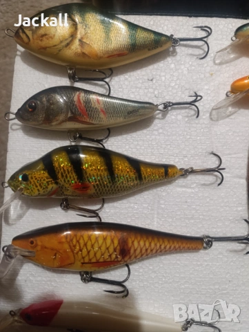 Воблери Rapala , Salmo Slider, Rattlin, SSR, DAM Effzet , Spro, Mepps Lusox, спининг щука pike, снимка 2 - Стръв и захранки - 53192883