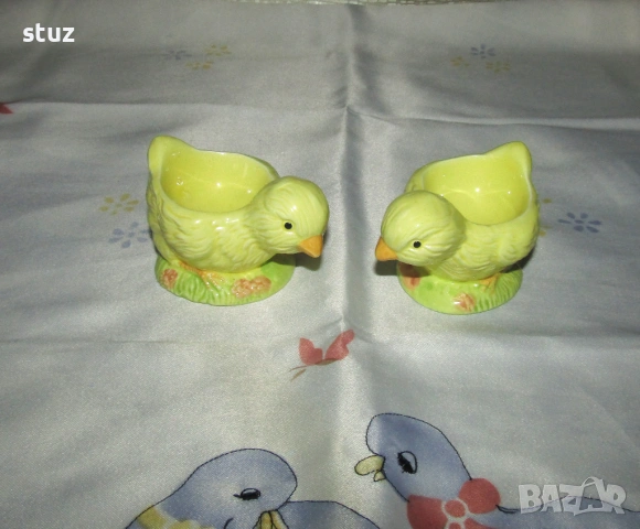 Порцеланови пиленца за яйца, сет 2 бр..