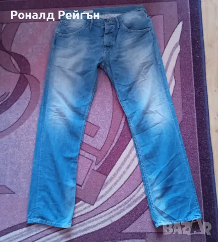 КАТО НОВИ PEPE JEANS 34/32 оригинални класически дънки джинси Пепе, снимка 4 - Дънки - 48108272