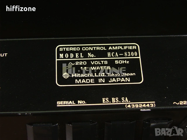  Предусилвател Hitachi hca-8300 , снимка 8 - Ресийвъри, усилватели, смесителни пултове - 53656291