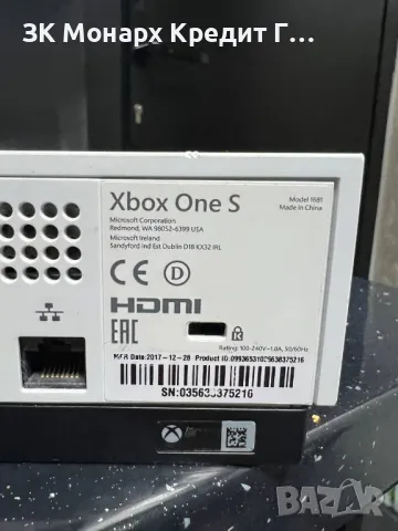 Конзола Xbox one s 1tb с два джойстика , снимка 5 - Xbox конзоли - 48459530