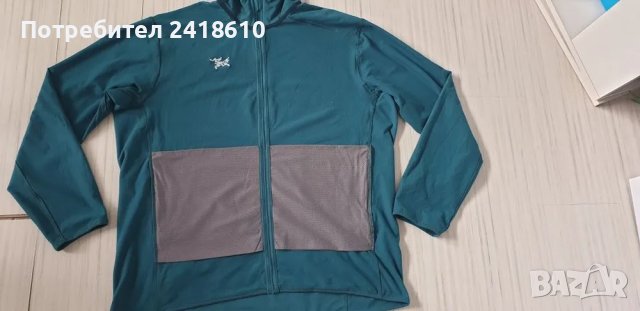 Arcteryx Kyanite LT Full Zip Hoodie Stretch Mens Size 2XL НОВО! ОРИГИНАЛ! Мъжка поларена Качулка с ц, снимка 14 - Спортни дрехи, екипи - 47230640