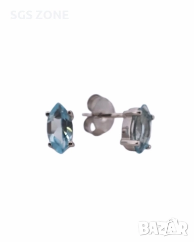 Сребърни обеци с топаз, гранат, аметист, перидот, цитрин и други естествени камъни, снимка 10 - Обеци - 52277792