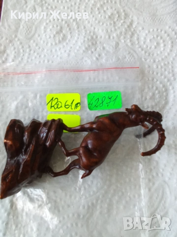 Бронзова фигурка на Козирог върху скала 42871, снимка 10 - Колекции - 53582374