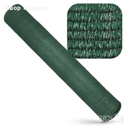 Засенчваща мрежа за ограда 1.5х25м, 60% засенчване, HDPE материал с UV защита, снимка 2 - Други стоки за дома - 53829345