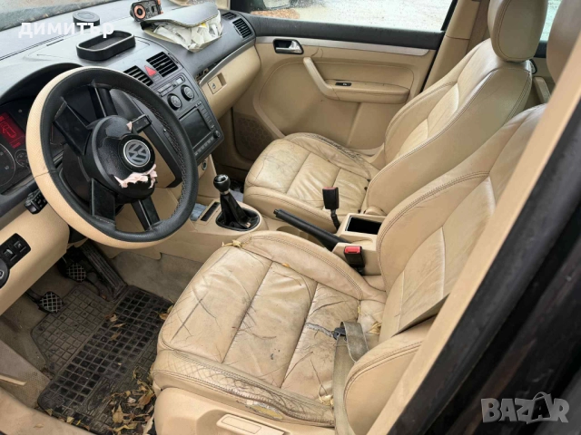 vw touran 2.0 tdi bkd на части кожа нави тоаран , снимка 8 - Автомобили и джипове - 52435884