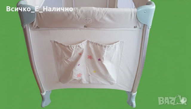 Детска кошара Cangaroo iSleep (бебешка кошара на 2 нива, с повивалник), снимка 8 - Кошарки - 51605981