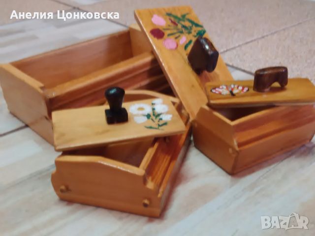 Кутии от дърво, снимка 1 - Сувенири от дърво - 45194378