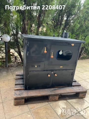 Печка Прити с фурна с водна риза