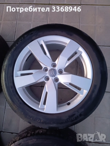 Джанти Audi Q5 19" 5x112 с гуми 235/55/19 CONTINENTAL Ауди 5х112 Q5 Q7 Q8 A8, снимка 6 - Гуми и джанти - 53660548