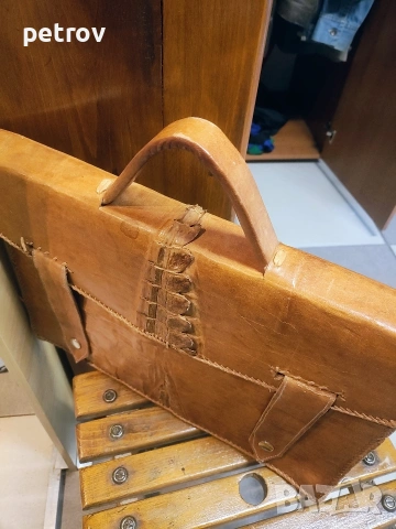 Чанта от 100% Крокодилска кожа., снимка 3 - Чанти - 53114302