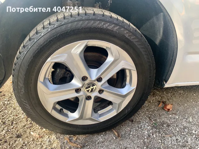 Алуминиеви джанти 17" 5x120+НОВИ 3ИМНИ ГУМИ DOT4223 8mm за Vw T6,T5, снимка 4 - Гуми и джанти - 48168785