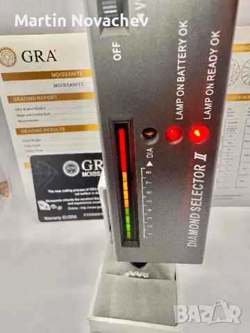 Сребърни обеци с мойсанит (Диамант) 1 карат, снимка 14 - Обеци - 49913212