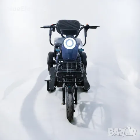 Електрическа триместна триколка blueElectric C1 1800W | 48V | 24Ah | DARK BLUE, снимка 8 - Мотоциклети и мототехника - 49745556