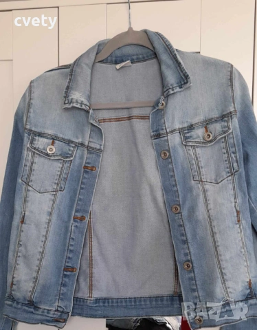 Детско дънково яке ZARA за ръст 158, снимка 2 - Детски якета и елеци - 54165033