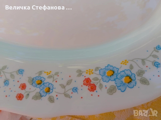 Плато испански аркопал, снимка 2 - Чинии - 52877952