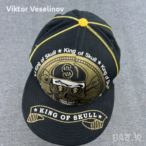 New Era 59Fifty King of Skull Snapback Cap Size 7