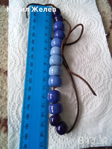 Ръчно изработен гердан 52627, снимка 3 - Антикварни и старинни предмети - 53578089