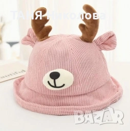 Детска 3D шапка Еленче💯