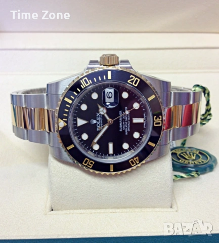Rolex Submariner 41mm Two Tone Yellow Gold Ceramic Automatic Различни Варианти, снимка 4 - Мъжки - 54071322