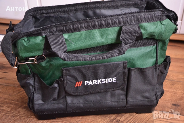 Нова чанта за инструменти Parkside с гумирано дъно