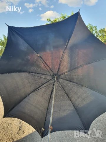 Мъжки чадър от соца , снимка 3 - Антикварни и старинни предмети - 51008414