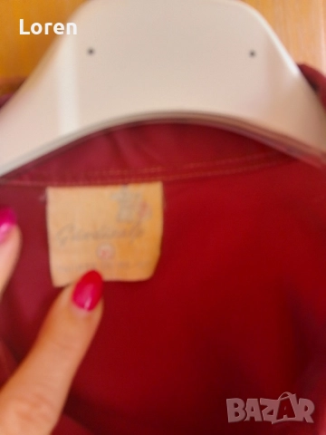 Подарявам вишнева мъжка риза , снимка 2 - Ризи - 51648591