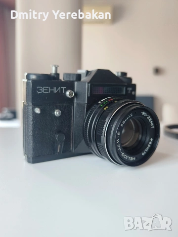 Vintage фотоапарат Zenit ET + Helios-44M-6 58mm f/2