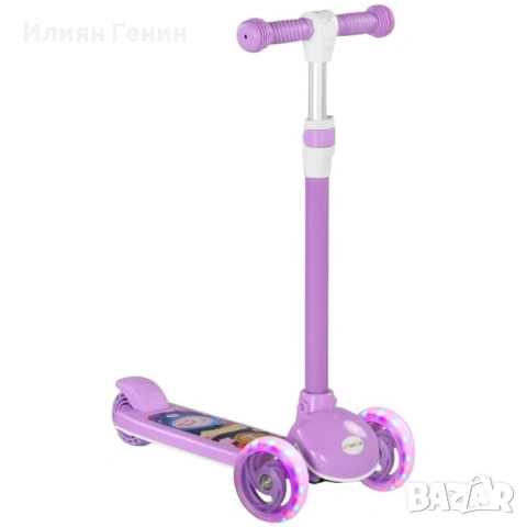 Детска тротинетка AIYAPLAY, LED колела, снимка 6 - Детски велосипеди, триколки и коли - 54035793