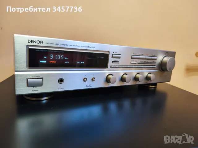 Стерео Ресивър Denon DRA-335R Усилвател Denon DRA335R Champagne, снимка 1
