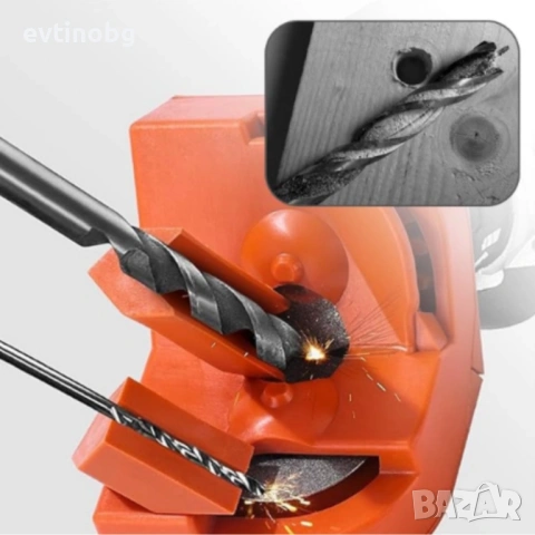 Компактно точило за свредла – възстановява остротата бързо и лесно, снимка 2 - Куфари с инструменти - 53828930