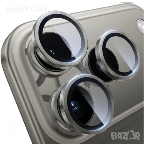 Apple iPhone 17 / Pro / Max / Air / LITO S+ CF Ринг Протектор за камера, снимка 2 - Фолия, протектори - 51825812