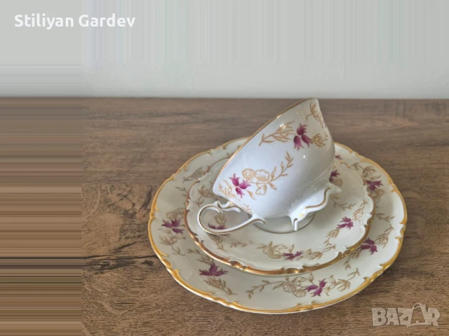 Троен сет - Lettin 1954-69г., снимка 2 - Чаши - 51317162