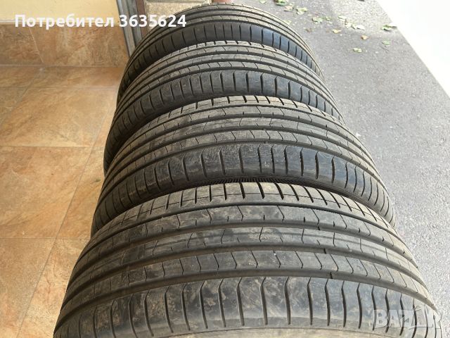 4бр. летни гуми PIRELLI 235/50/19 с DOT 31/2021 и 4бр. ориг. лети джанти 19 цола за Мерцедес, снимка 3 - Гуми и джанти - 46323539