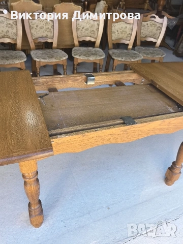 Разтегателна трапезна маса МАСИВ , снимка 7 - Маси - 54115641