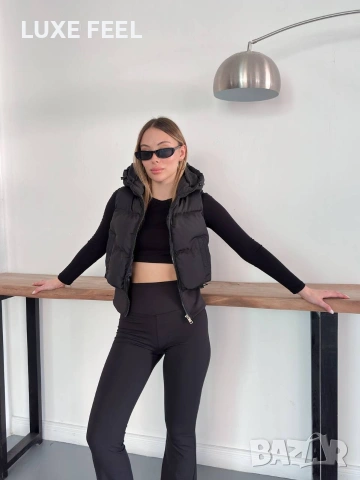 ✨Дамски Елеци с Качулка , снимка 5 - Елеци - 54054736