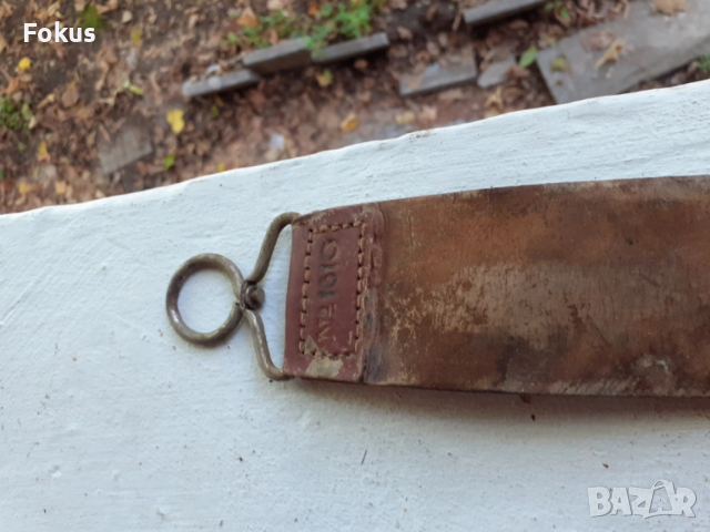 СТАР БРЪСНАРСКИ КОЛАН КАИШ ЗА ЗАТОЧВАНЕ НА БРЪСНАЧИ, снимка 3 - Антикварни и старинни предмети - 53512248