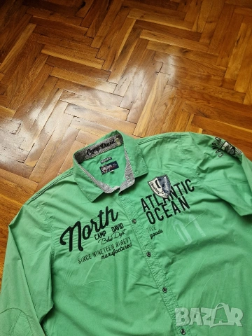 Страхотна мъжка риза CAMP DAVID размер 2XL, снимка 4 - Ризи - 54265092