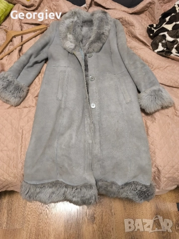 Дамски кожух от естествена кожа