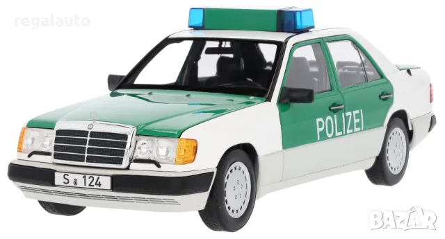 B66040700,умален модел die-cast Mercedes-Benz 230 E,W 124(1989-1993),Limousine,Polizei,1:18, снимка 1 - Колекции - 48892784