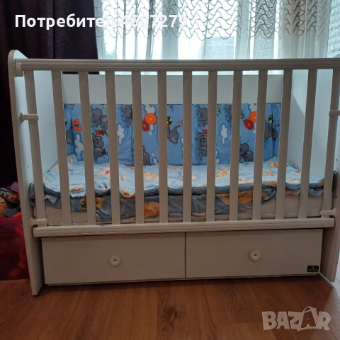 Бебешко легло Лорели + матрак, снимка 3 - Бебешки легла и матраци - 53580178