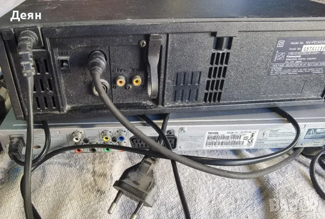 Видео Panasonic и DVD player комплект, снимка 8 - Плейъри, домашно кино, прожектори - 47738739