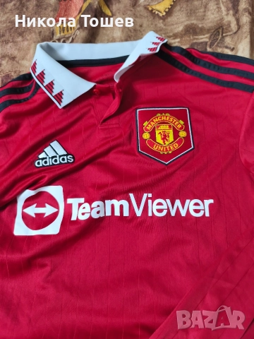 Продавам оригинален екип на Manchester united сезон 22/23, снимка 3 - Футбол - 52827979