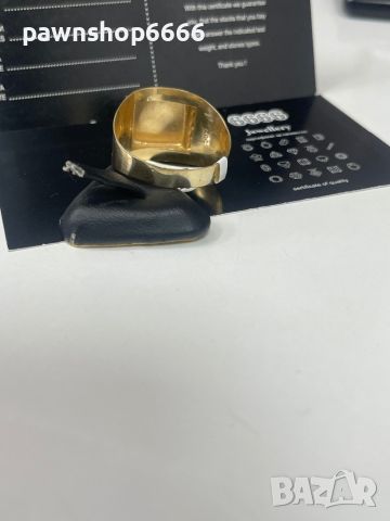 Златен пръстен 14 К, снимка 5 - Пръстени - 46168844